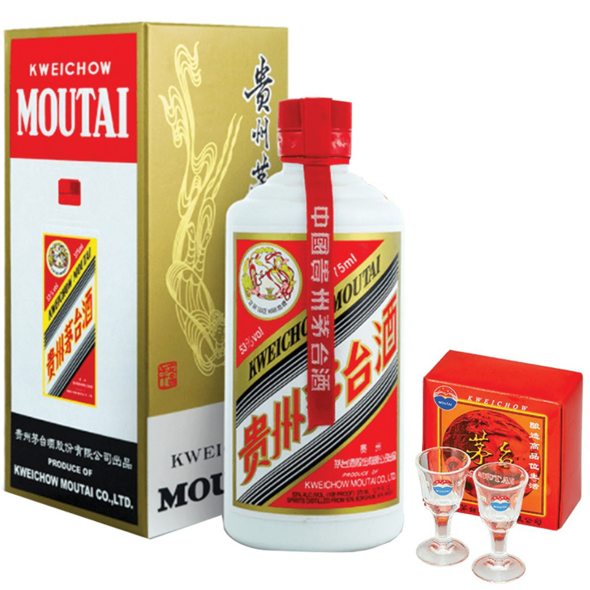 Kweichow Moutai Baijiu (Flying Fairy) 贵州茅台飞天 - Single ...