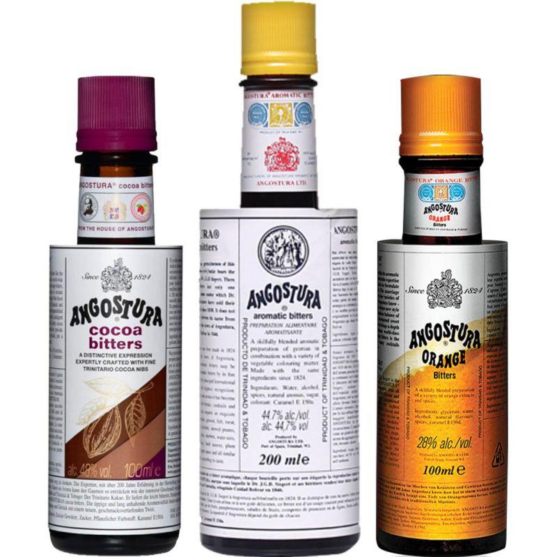 Angostura Bitters Trio Pack (Original / Orange / Cocoa) Single