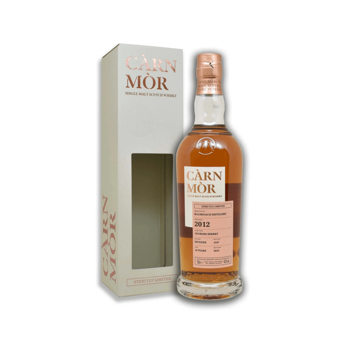 CMSL Balmenach 2012 10 Year Old Oloroso Single Malt Whisky Malaysia