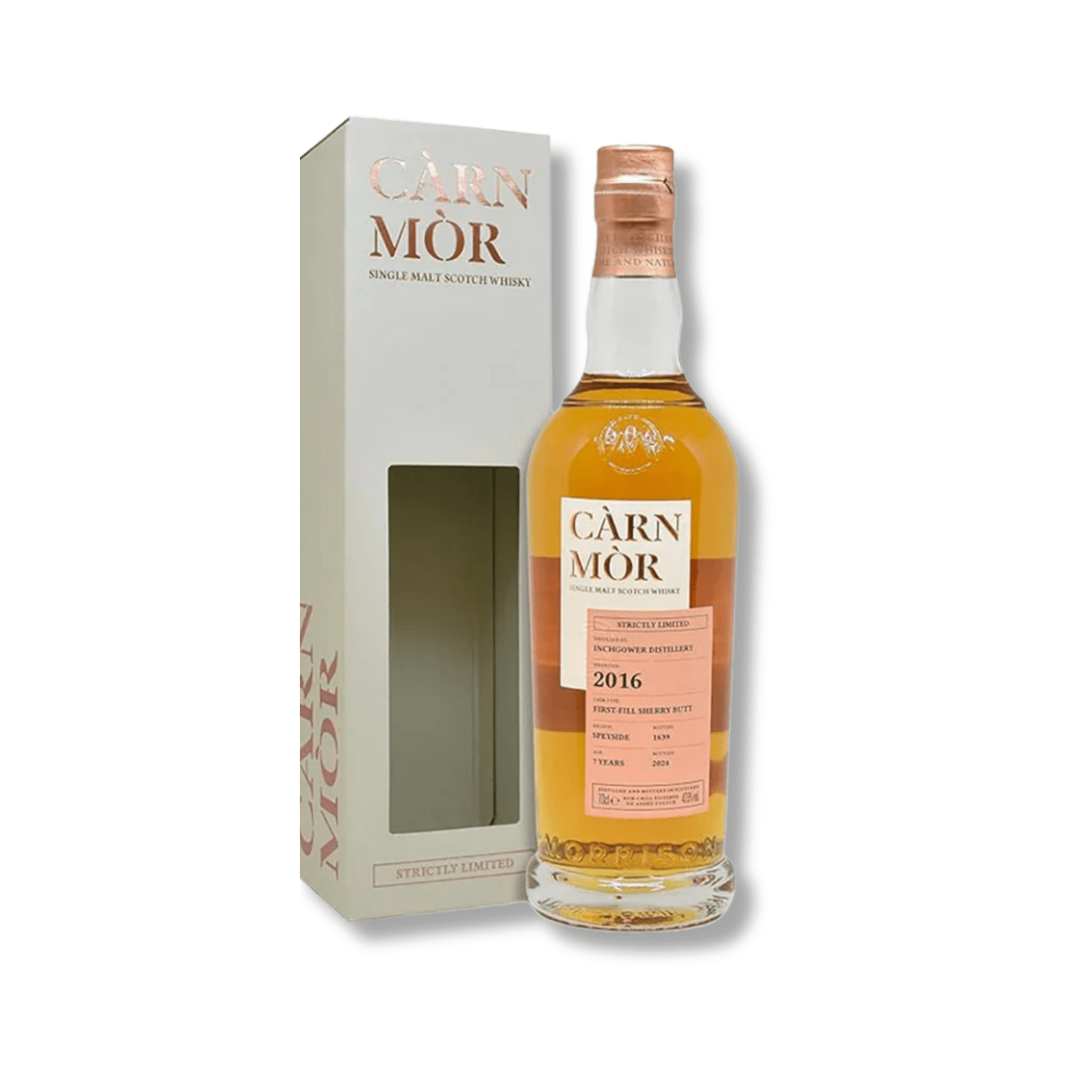 CMSL Inchgower 2016 7 Year Old FIrst Fill Sherry