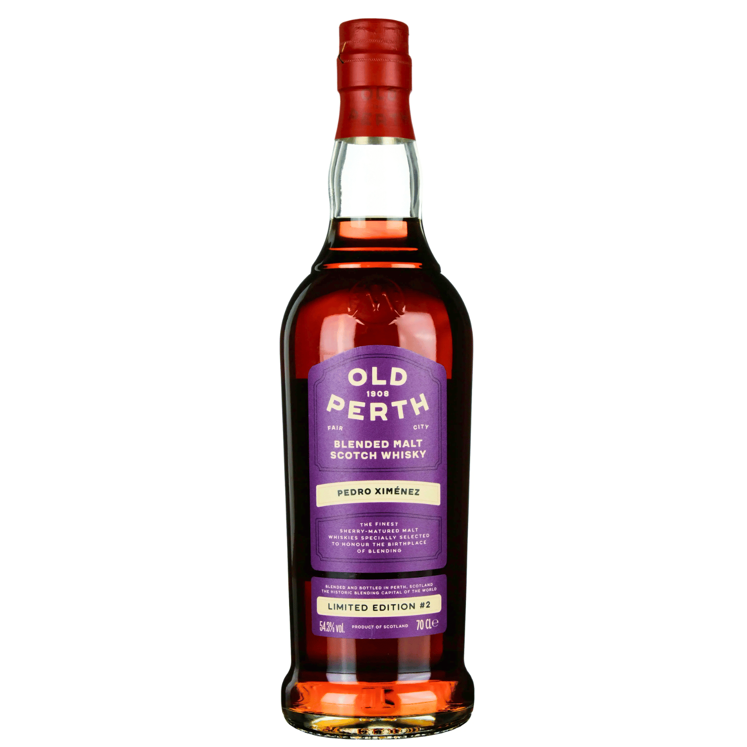 Old-Perth-PX-2-54.3-1500 Old Perth Pedro Ximinex Speyside Sherry Malt Whisky 54.3%